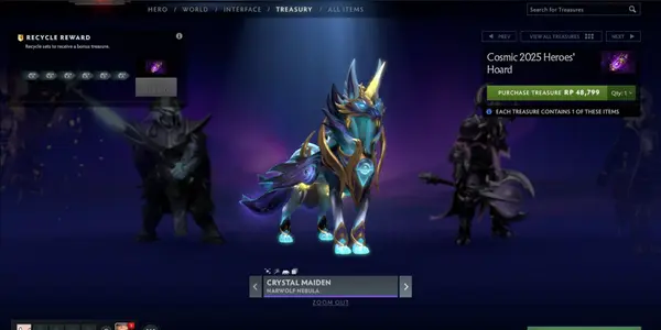 Dota 2 - Crystal Maiden Persona Narwolf Nebula Heroes Hoard Collector Cache 2025